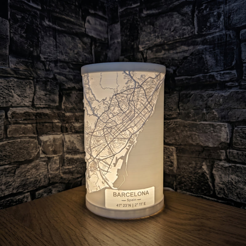 Hărți Urbane Iluminate 3D LED