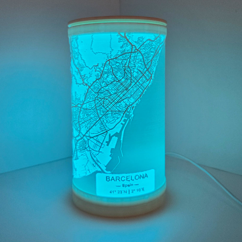 Hărți Urbane Iluminate 3D LED