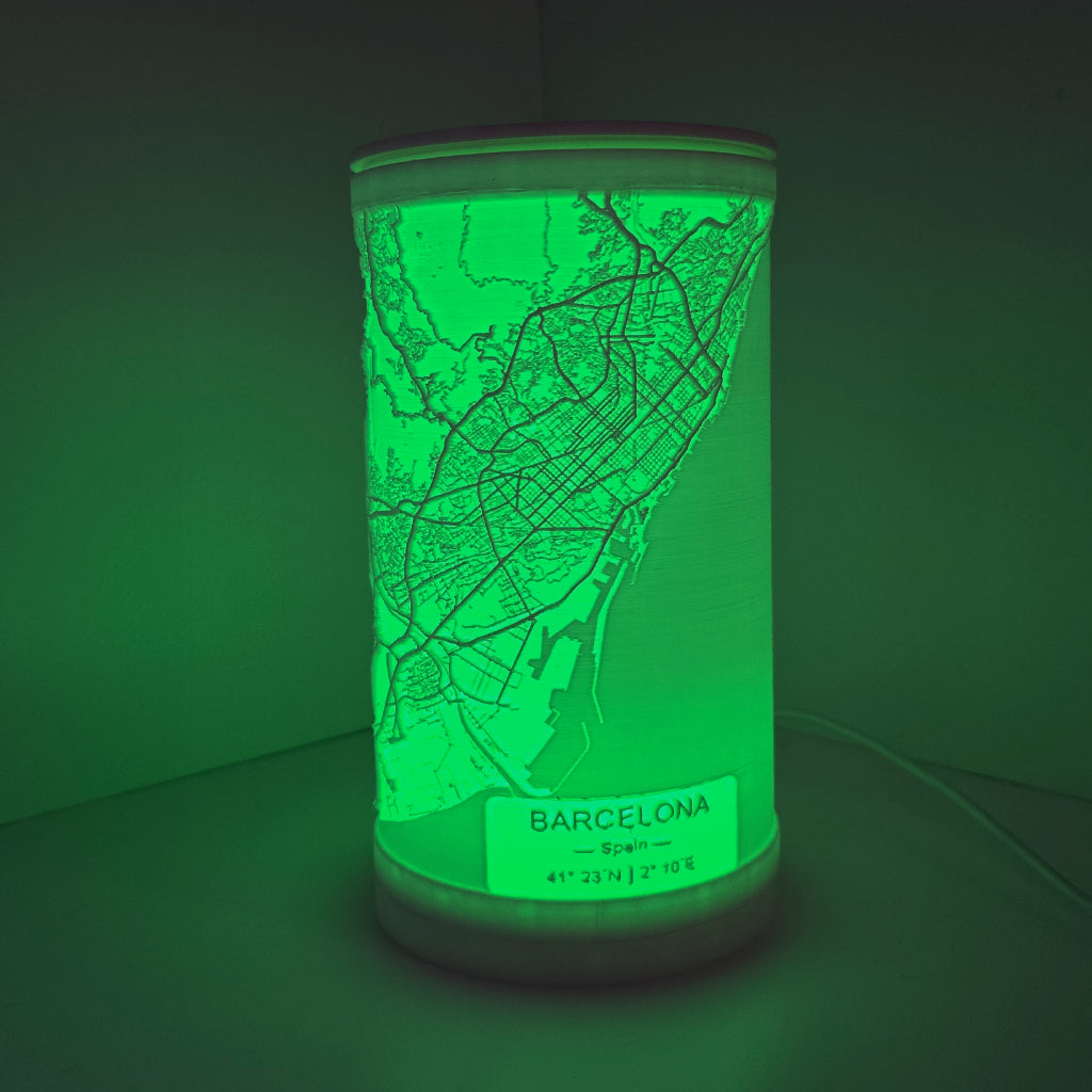 Hărți Urbane Iluminate 3D LED
